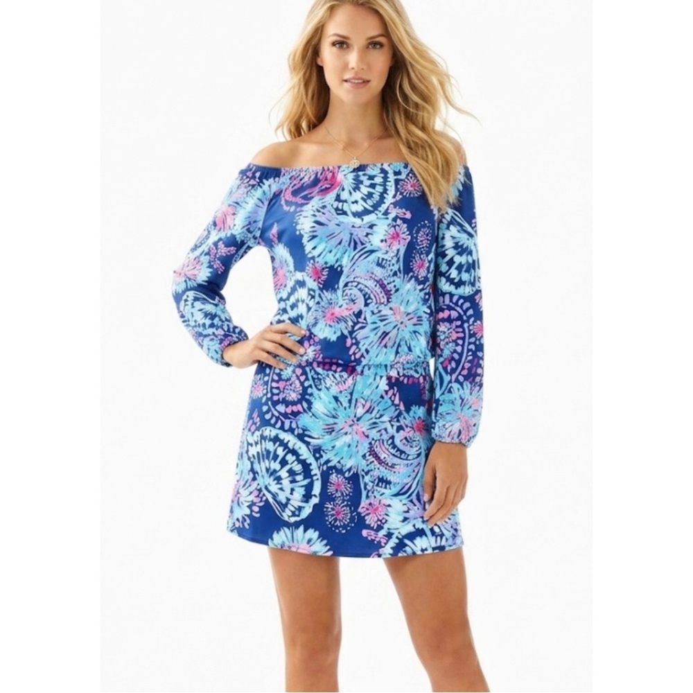 Lilly Pulitzer Lana Skort Romper Deep Indigo Gypsea Girl
